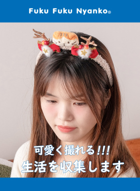 日本LIVHEART可爱圣诞节猫发箍