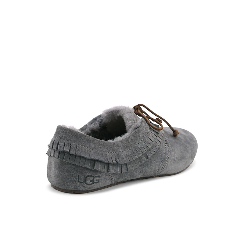 ugg2020秋冬新款蝴蝶结流苏芭蕾鞋 UGG单鞋