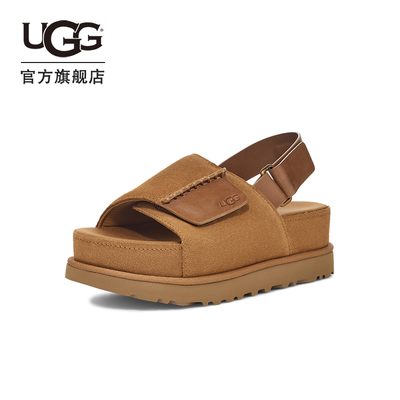 【UGG】夏季新款女士束带凉鞋