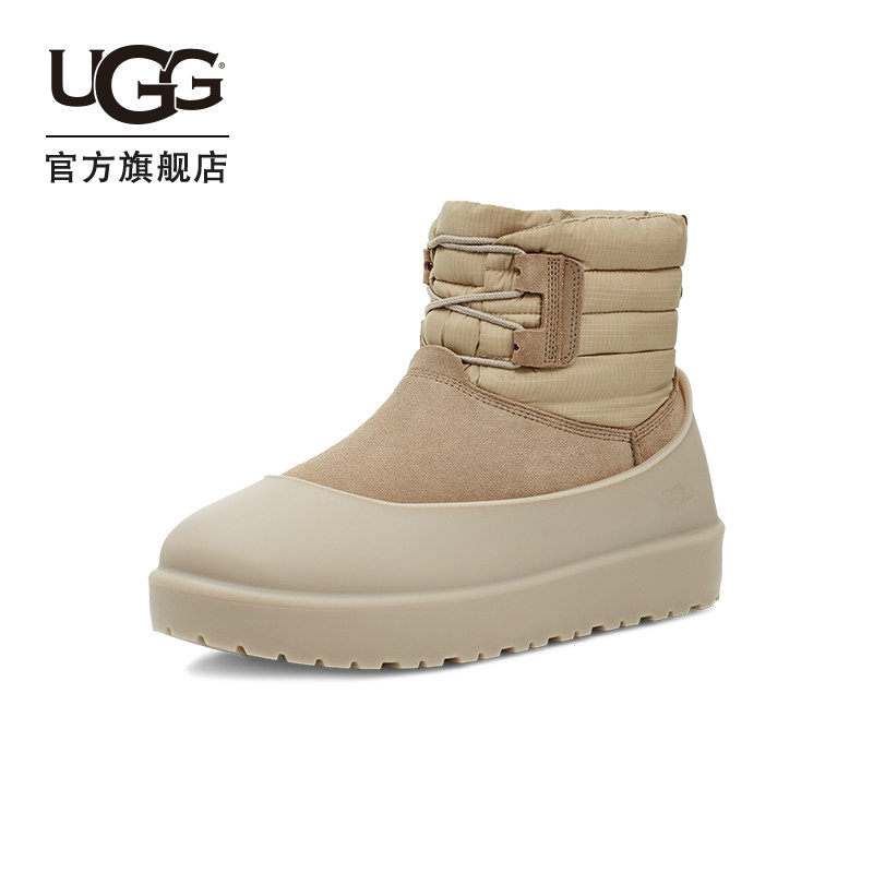 ugg2021秋冬新款男士经典系带短靴 UGG时尚雪地靴