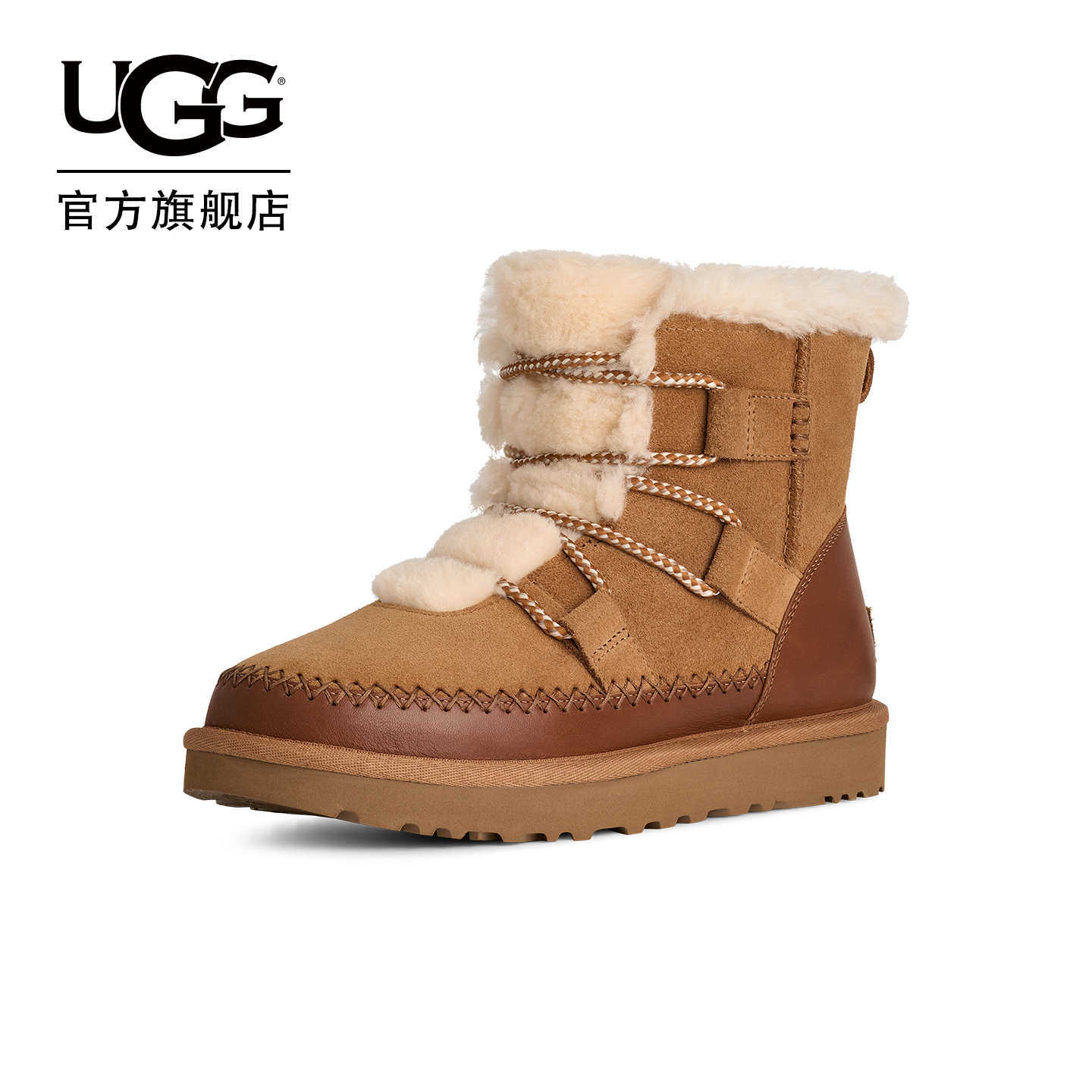 UGG秋季新款女士休闲短筒雪地靴