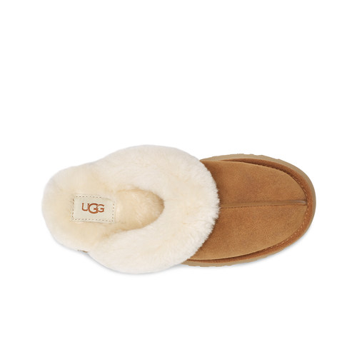 UGG秋季女士时尚经典舒适简约厚底毛拖包头休闲懒人毛毛鞋1122550 - 图2