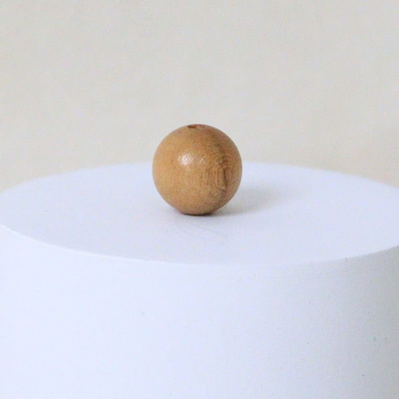 4-18mm100颗天然禾木辟圆形珠子手工DIY串珠散珠串门帘手链包邮 - 图0