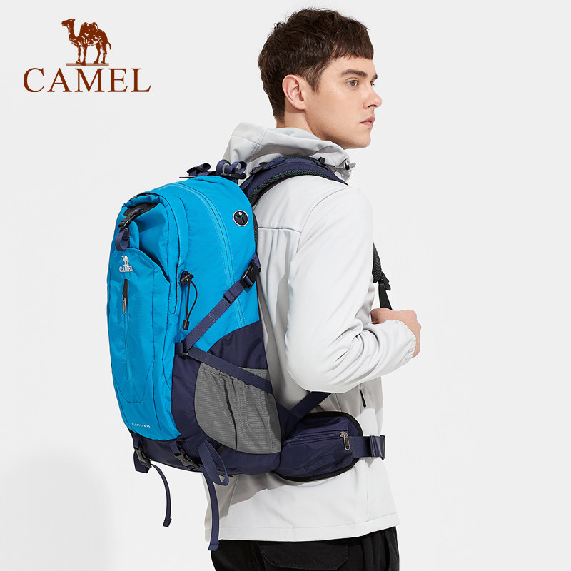 骆驼户外徒步男女防水大容量登山包 骆驼箱包双肩背包