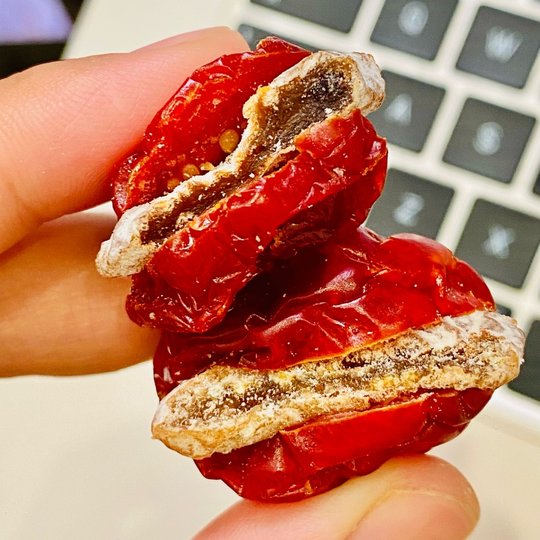 花吃点 番茄乌梅 酸甜梅干蜜饯果脯 一整颗小番茄包裹乌梅干120g