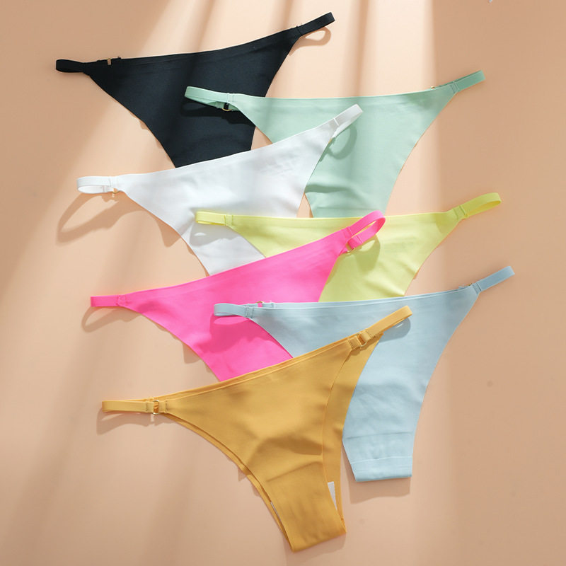 欧美跨境无痕内裤女士绑带套装镂空流苏开挡免脱腿环低腰大码内裤,淘宝优惠券,粉丝福利购,淘宝优惠卷