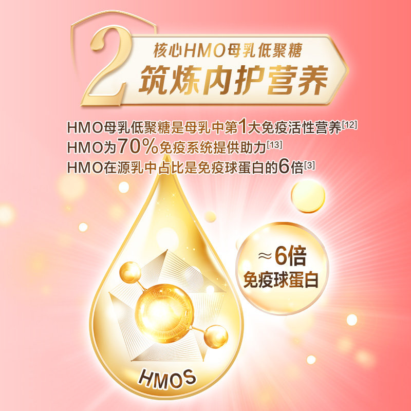 贝因美爱加婴儿2段新生6-12月奶粉DHA乳铁蛋白800g*6罐官网正品