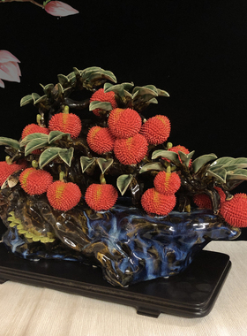 石湾公仔陶瓷电视柜新中式风摆件