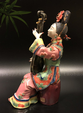 石湾公仔陶瓷电视柜大师工艺品