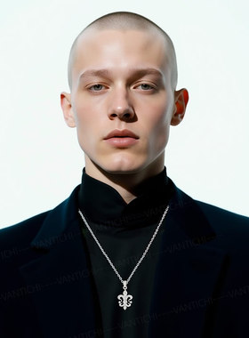 [顺丰航空]进口鸢尾花纯银吊坠