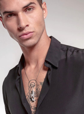 VANTICHI纯银男士小众设计吊坠