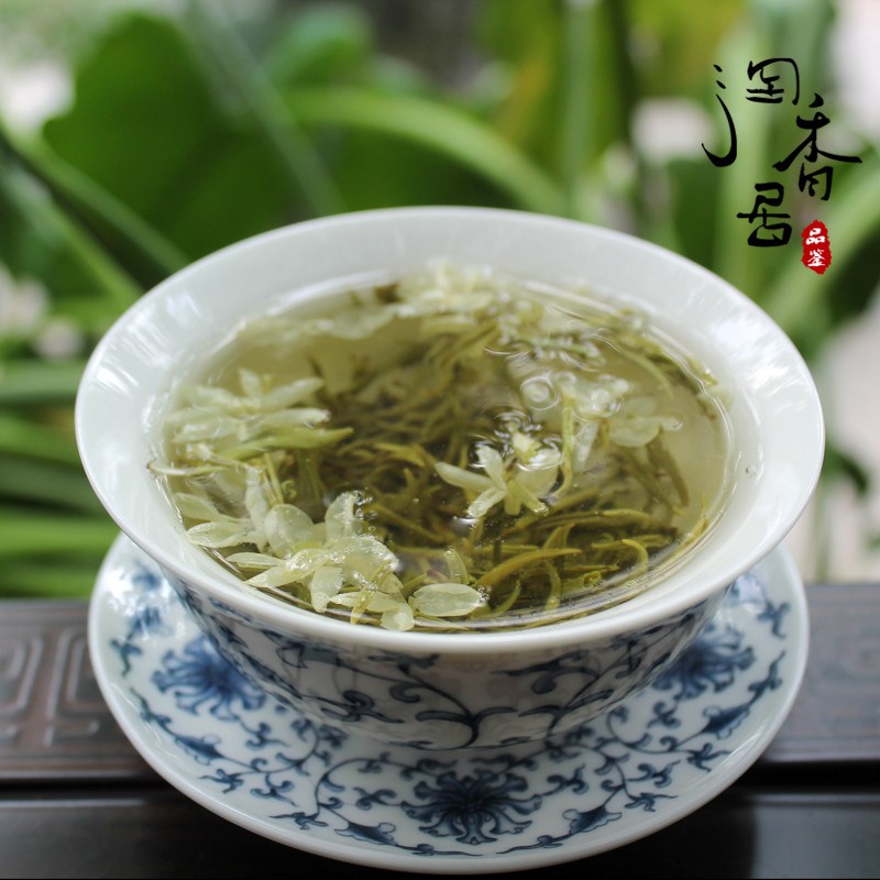 2024新茶  禹蒙飘雪 特级茉莉花茶 四川雅安浓香 茉莉花茶叶250g - 图0