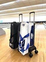 storm high-end 4-wheel bowling three-ball bag