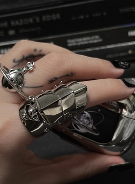 指环戒指镀金欧美薇薇安nana同款