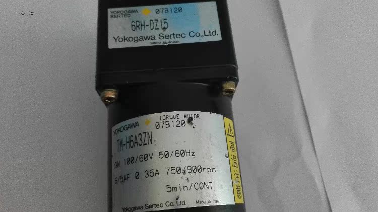 横河Yokogawa 电机 马达TM-H6A3ZN 6RH-DZ15 实物如图 - 图2