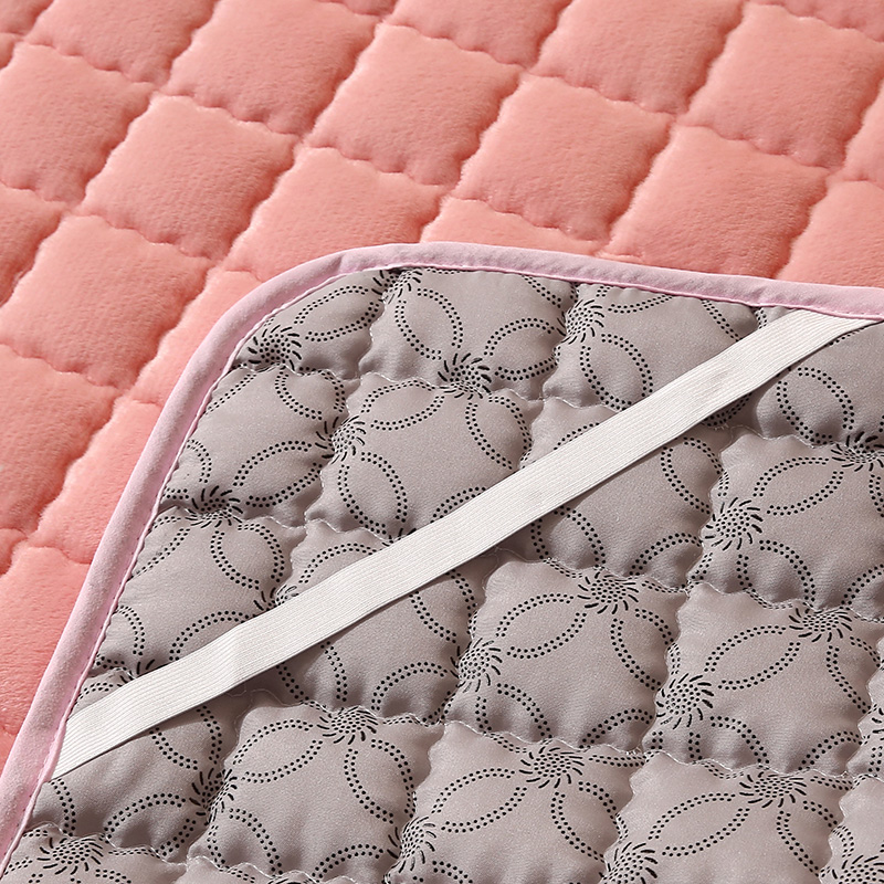 冬季法兰绒珊瑚绒床单毛毯加厚铺床毯子床上用学生宿舍单人加绒毯