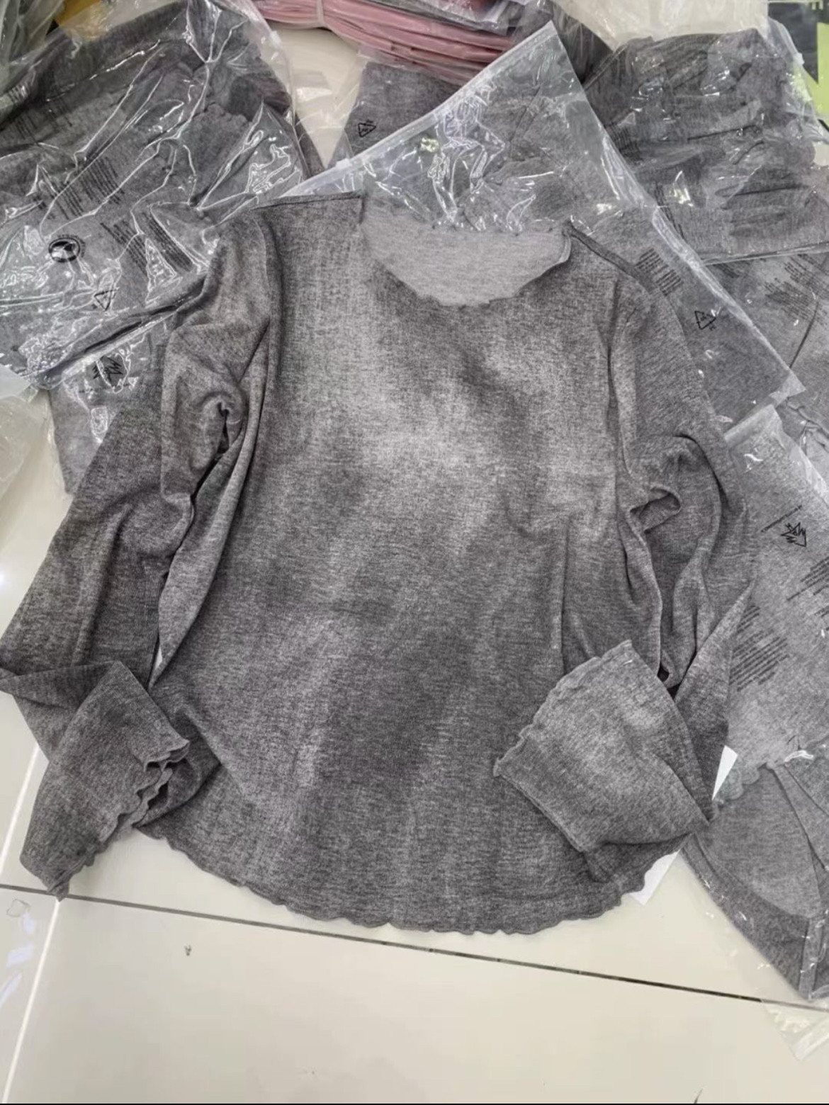 秋冬大码女装花边领高弹力修身打底衫女显瘦减龄内搭外穿小众T恤,淘宝优惠券,粉丝福利购,淘宝优惠卷