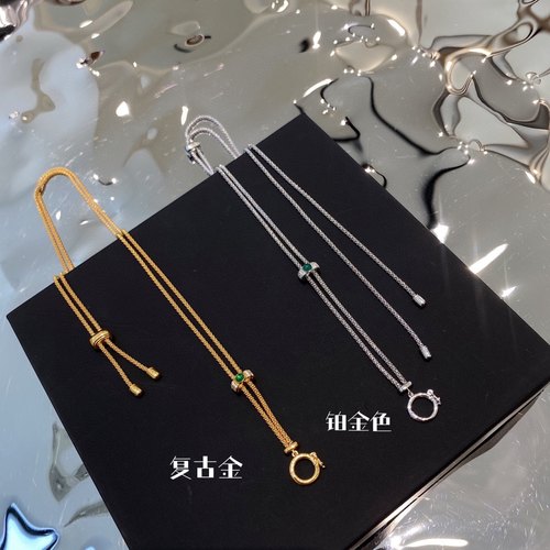 臻艺福意大利进口复古百搭纯银镀金项链搭配古币吊坠长度可调节 - 图0