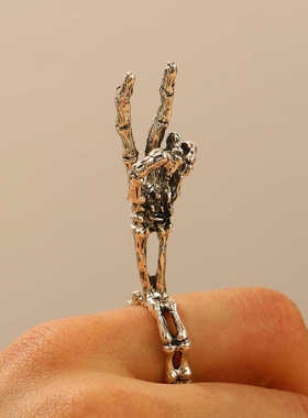 万圣节黑色骷髅新款吊坠耳环