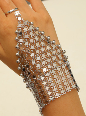 时尚复古巴洛克民族风连指手链