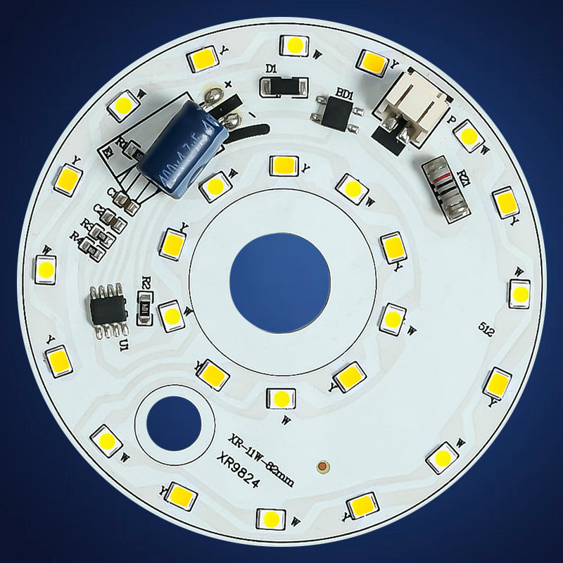 220V免驱动三色灯芯led吸顶魔豆分子吊灯替换筒射灯圆形灯板贴片 - 图2