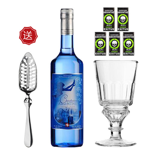 瑞士瓶装进口柯蓝53苦艾酒LaClandestine洋酒absinthe送法国杯等 - 图3