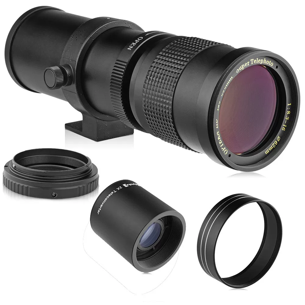 420-800mmf8.3 ручной зум Large zoom micro-single длиннофокусный объектив подходит для Canon Sony