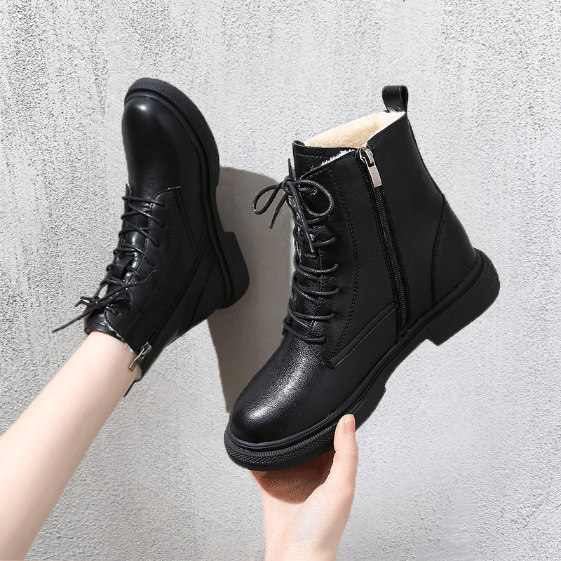 雪地靴女显脚小2025年新款冬季保暖加绒加厚棉鞋防水马丁靴大码41,淘宝优惠券,粉丝福利购,淘宝优惠卷