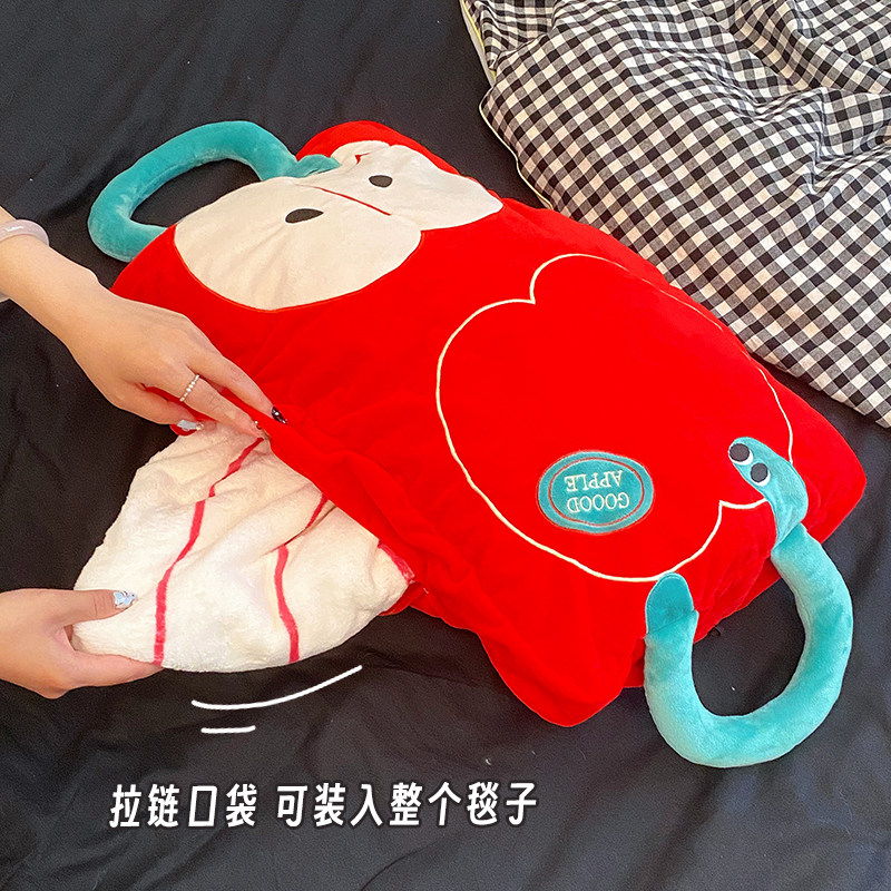 午睡毯抱枕二合一办公室工位午休空调毯子夏季珊瑚绒毛毯沙发盖毯,淘宝优惠券,粉丝福利购,淘宝优惠卷