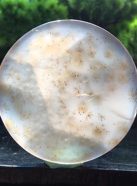 马料海洋玉髓吊坠方牌风景奇石草花玛瑙摆件一景一物精品像形H