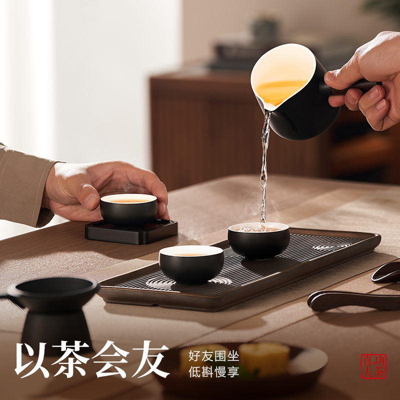 苏泊尔功夫茶具套装2024新款家用喝茶小茶杯茶壶轻奢高档中式礼盒 - 图1