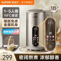 Subpohl Soybean Milk-free filter Home Small 1-2 people multifunction wall-breaking machine display screen NFC rice paste machine new