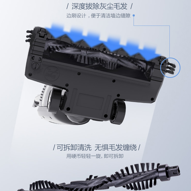 苏泊尔官方旗舰店苏泊尔VCS55A吸尘器家用无线大吸力立式除螨除尘仪手持式吸尘机3