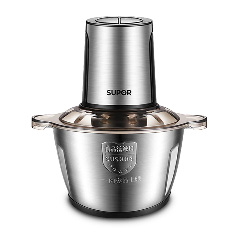 苏泊尔官方旗舰店苏泊尔绞肉机家用电动多功能小型肉馅料理机蒜泥神器辅食机绞馅机0