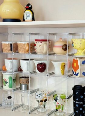 明物架桌格杯架化妆品模