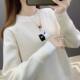 Autumn and winter velvet thickened knitted thermal sweatshirt student long-sleeved bottoming shirt embroidered loose large size pullover sweater for women
