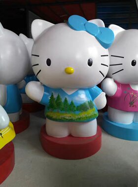 卡通动画片雕像幼儿园商场摆件