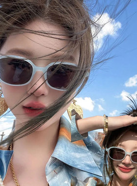 复古猫眼偏光墨镜女防紫外线防晒