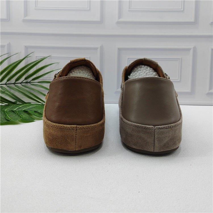 26春季复古风搭扣一脚蹬勃肯鞋女搭扣圆头平底休闲懒人单鞋女,淘宝优惠券,粉丝福利购,淘宝优惠卷