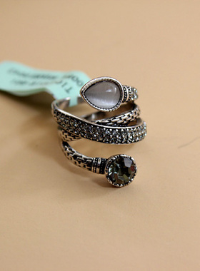 威妮华欧美复古大牌夸张戒指女