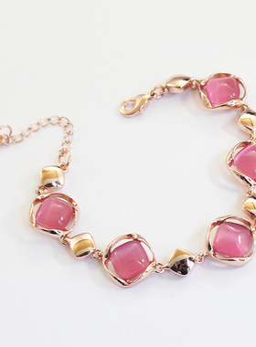 威妮华女合金人造猫眼石欧美大气