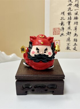 钟馗摆件职场防小人办公室桌面装饰上班发疯情绪稳定神器工位好物