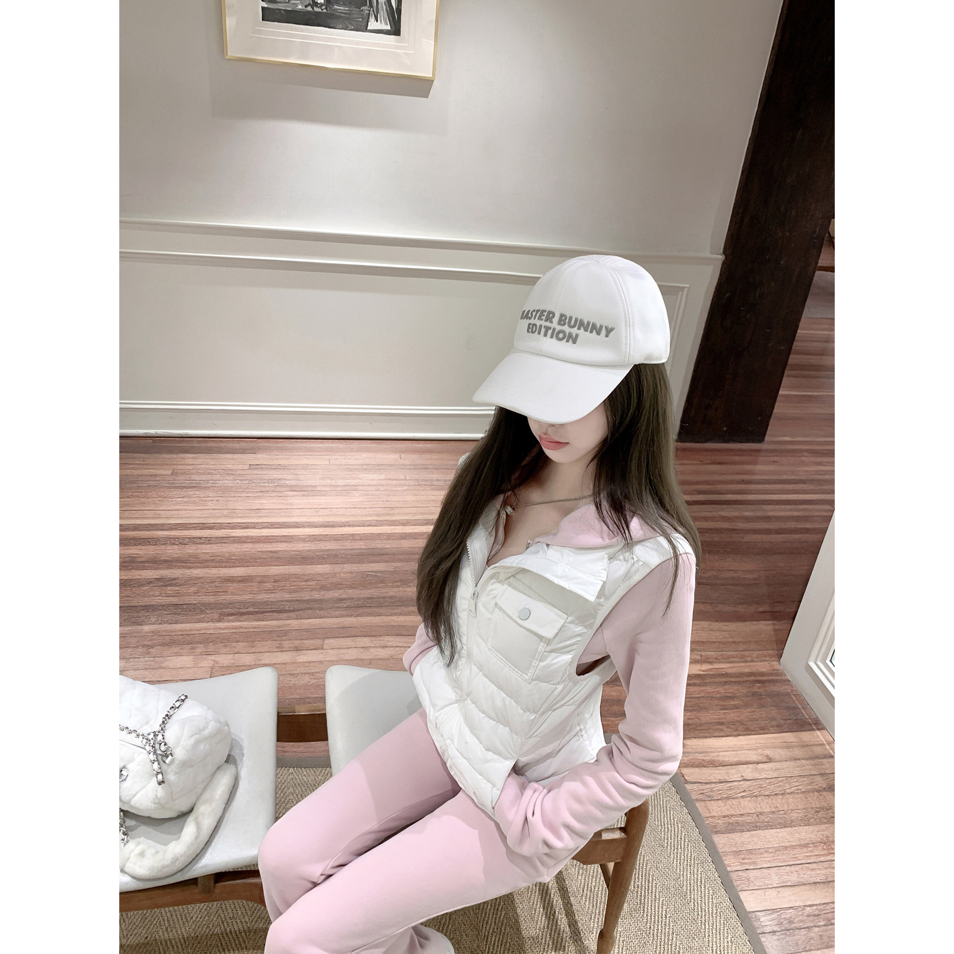 若语定制 暖冬纸片人 收腰磨毛连帽卫衣裤子两件套修身显瘦套装,淘宝优惠券,粉丝福利购,淘宝优惠卷