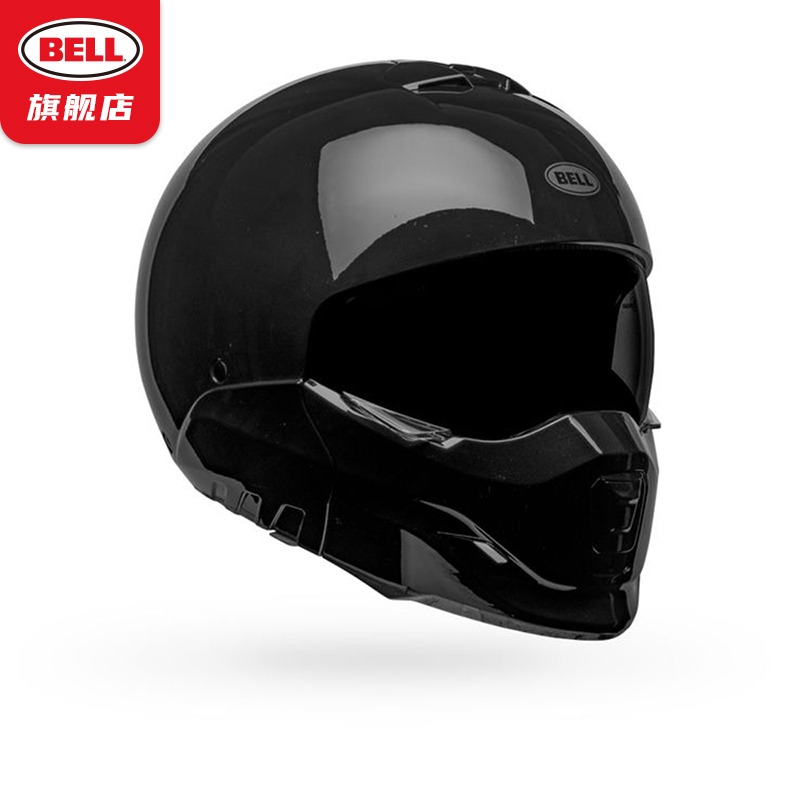 美国bell复古全盔 BROOZER战士组合头盔四季防雾摩托机车男女半盔 - 图2