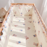 Дышащие детские бортики, летний комплект для новорожденных, защита от столкновений, постельные принадлежности