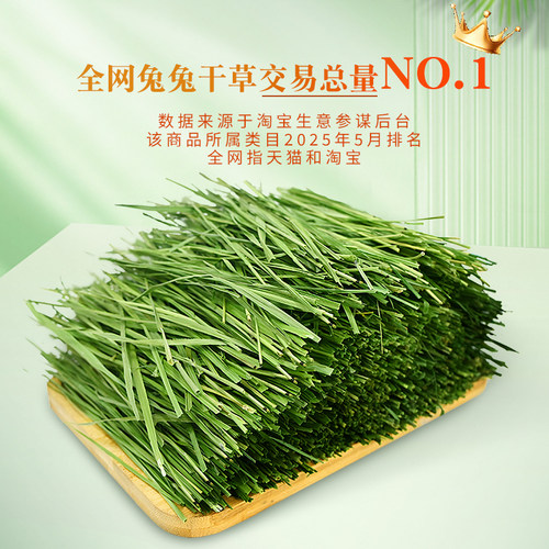 25年新烘干提摩西草段北提草兔子干草粮兔饲料龙猫荷兰猪豚鼠牧草 - 图1