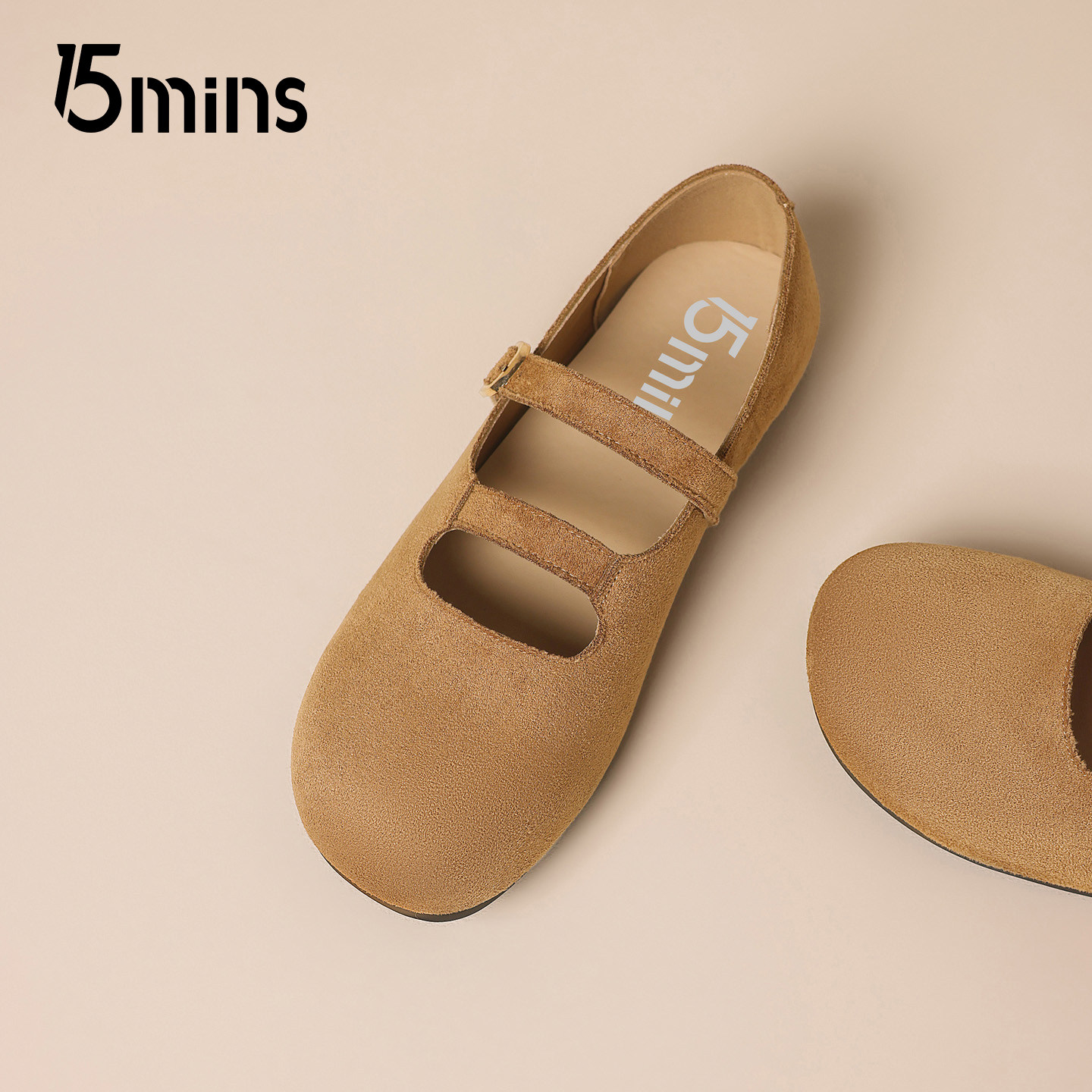 15mins法式复古芭蕾玛丽珍鞋女2026新款春季韩版舒适平底浅口单鞋,淘宝优惠券,粉丝福利购,淘宝优惠卷