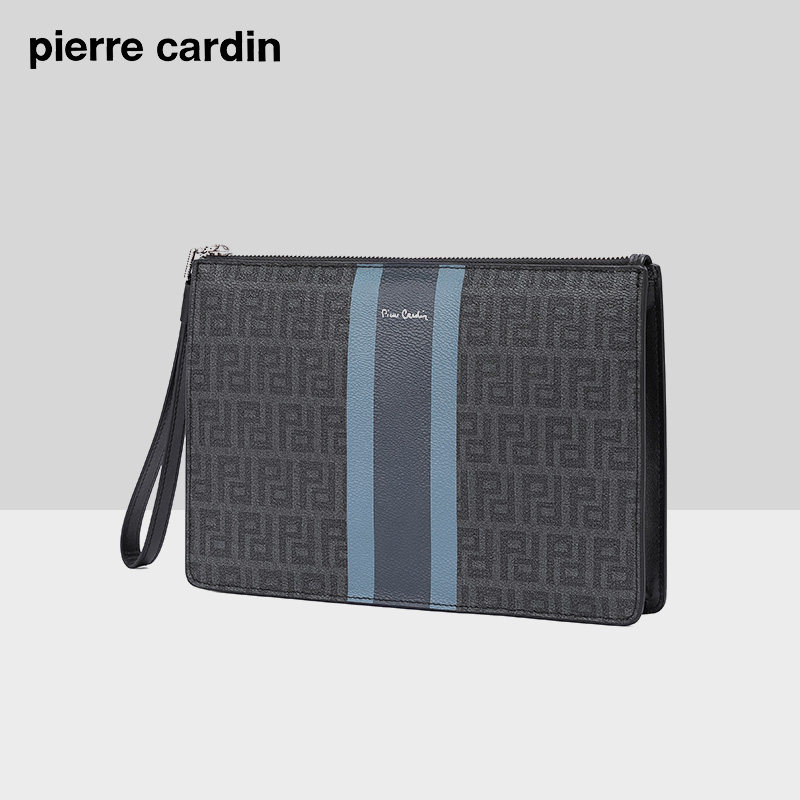 皮尔卡丹男士休闲简约大容量手抓包 皮尔卡丹箱包男士包袋