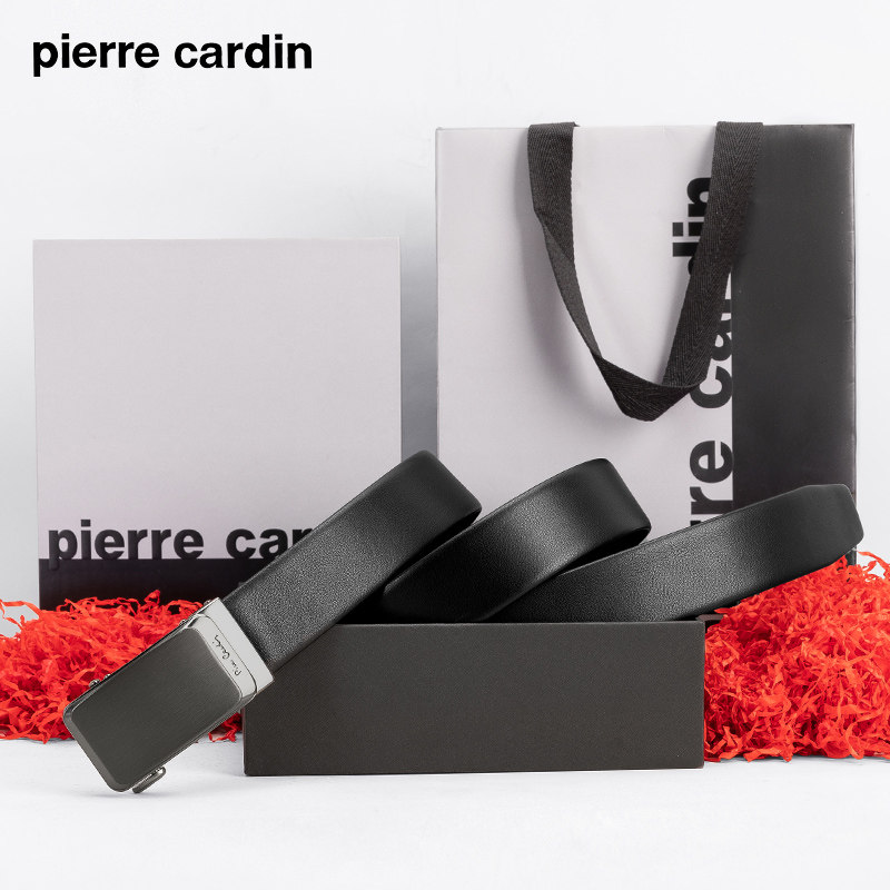 皮尔卡丹真皮自动扣男士简约裤腰带 皮尔卡丹箱包腰带/皮带/腰链