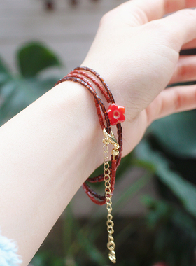 原创两种用法双层项链手链